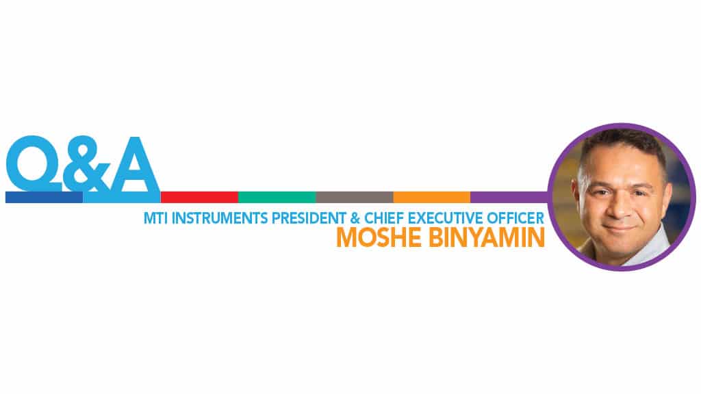 MTI INSTRUMENTS PRESIDENT & CHIEF EXECUTIVE OFFICER MOSHE BINYAMIN