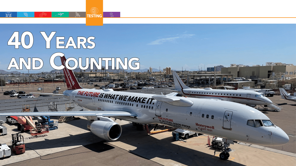 40 Years and Counting: Honeywell’s B757 Test Bed Just Keeps Flying!