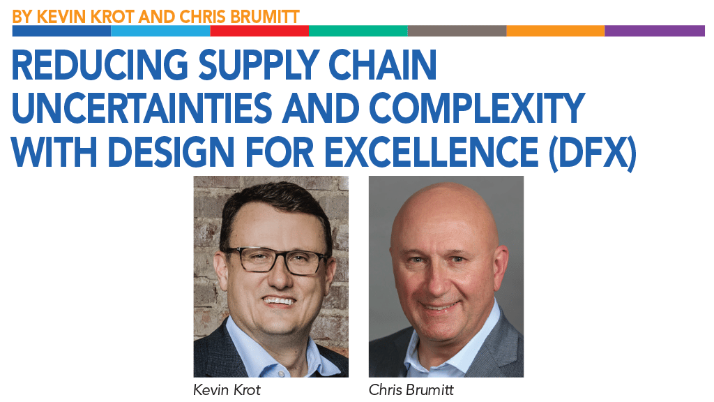 REDUCING SUPPLY CHAIN UNCERTAINTIES AND COMPLEXITY WITH DESIGN FOR EXCELLENCE (DFX)